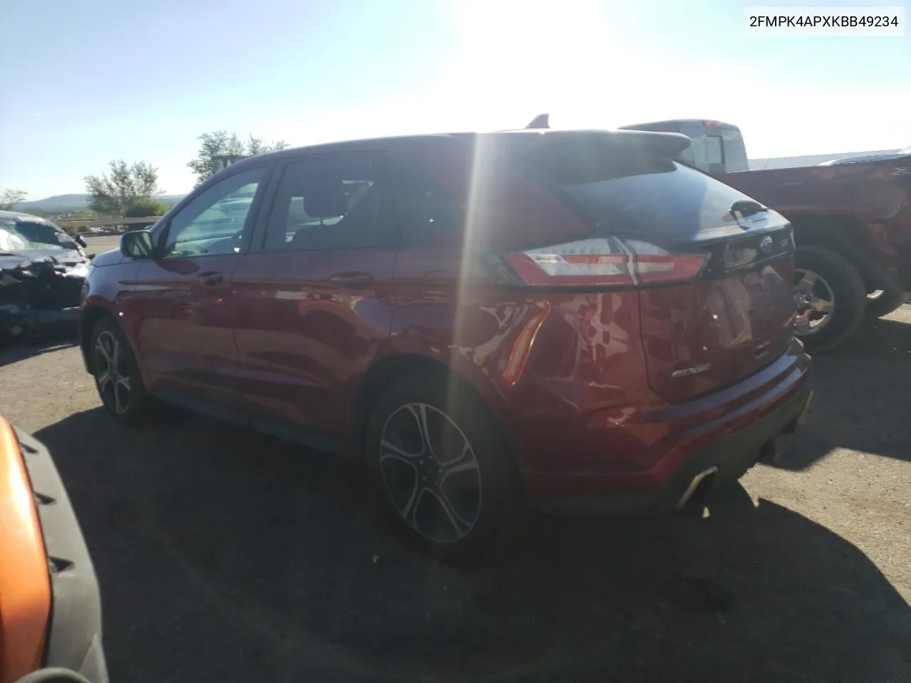 2019 Ford Edge St VIN: 2FMPK4APXKBB49234 Lot: 69874734