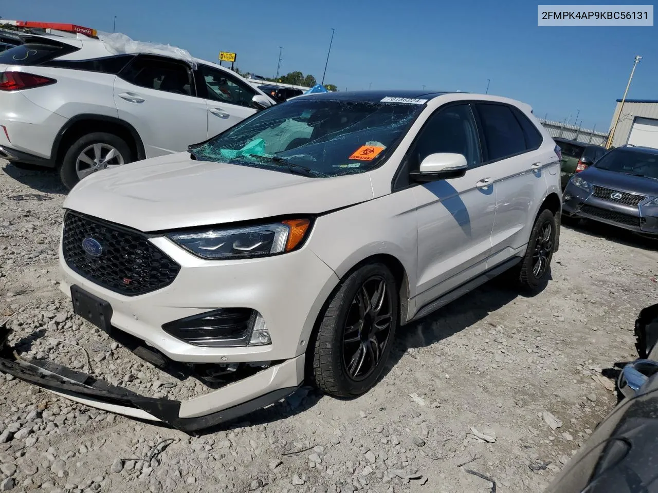 2019 Ford Edge St VIN: 2FMPK4AP9KBC56131 Lot: 70186224