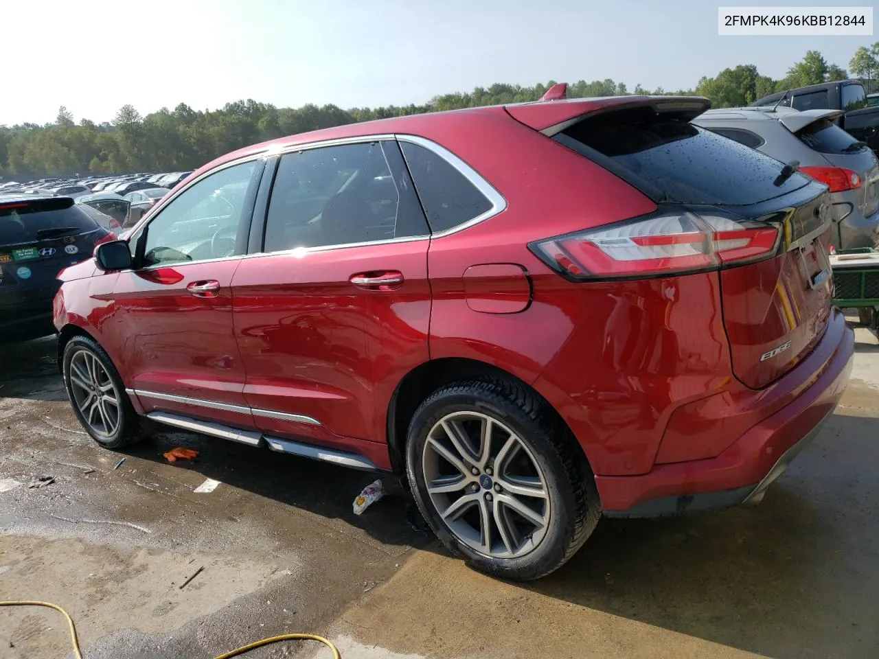 2019 Ford Edge Titanium VIN: 2FMPK4K96KBB12844 Lot: 70530974