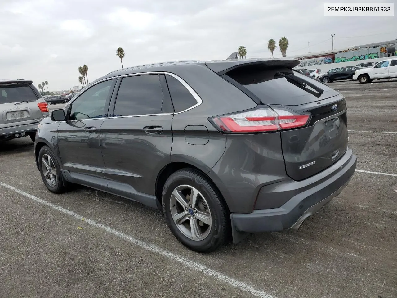 2019 Ford Edge Sel VIN: 2FMPK3J93KBB61933 Lot: 70724504