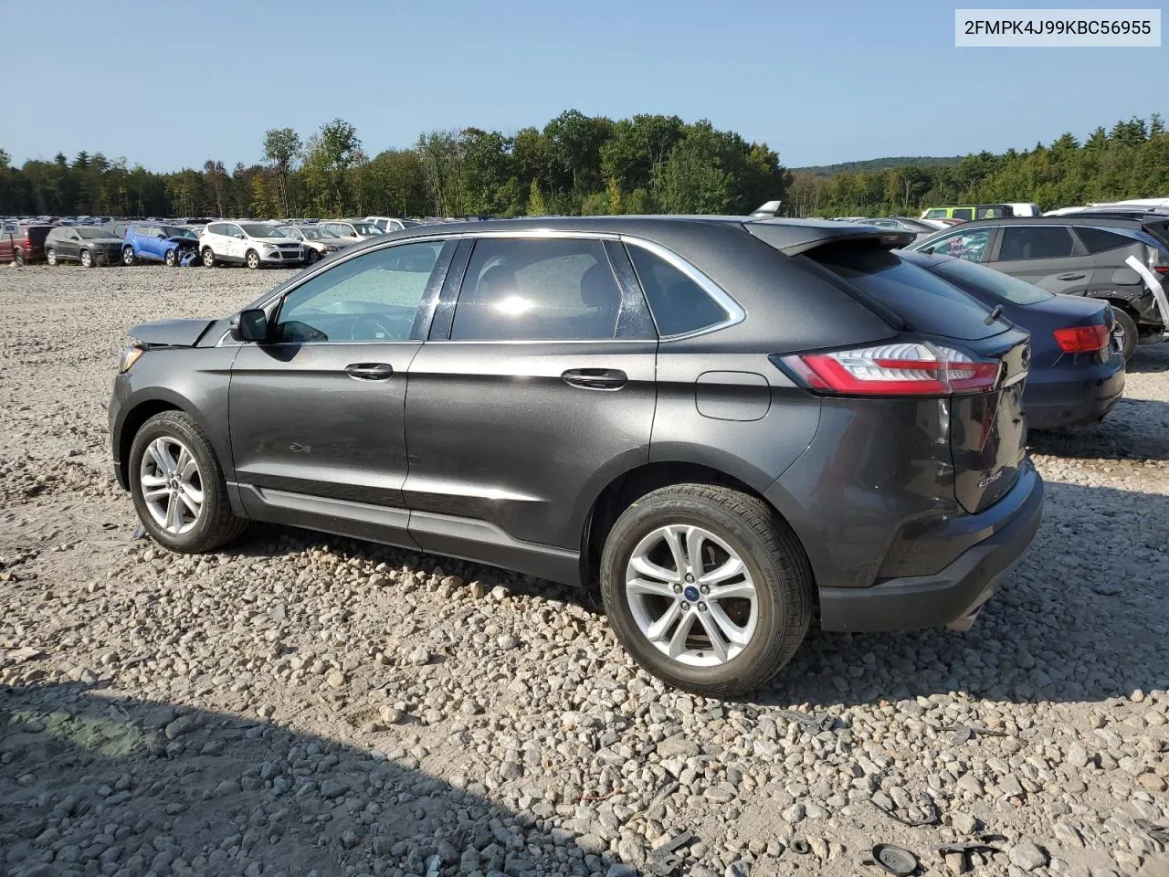 2FMPK4J99KBC56955 2019 Ford Edge Sel