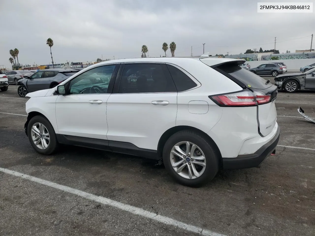 2019 Ford Edge Sel VIN: 2FMPK3J94KBB46812 Lot: 71110724