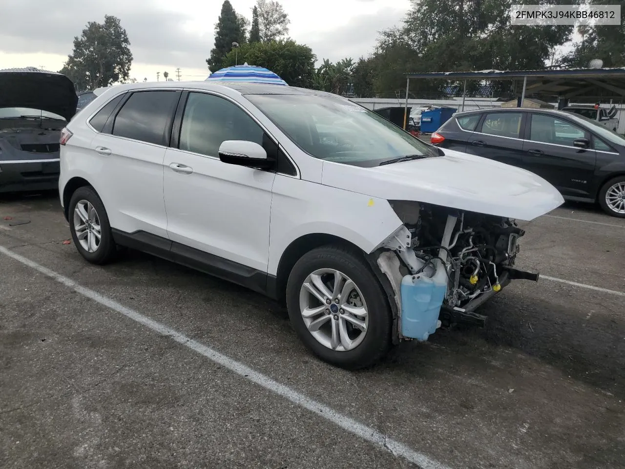 2019 Ford Edge Sel VIN: 2FMPK3J94KBB46812 Lot: 71110724