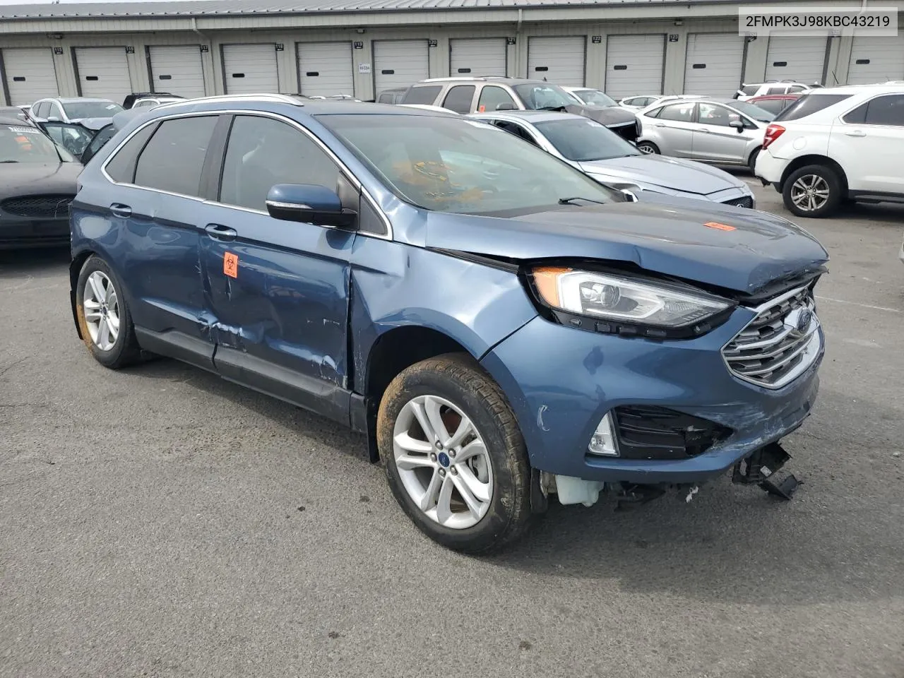 2019 Ford Edge Sel VIN: 2FMPK3J98KBC43219 Lot: 71427014