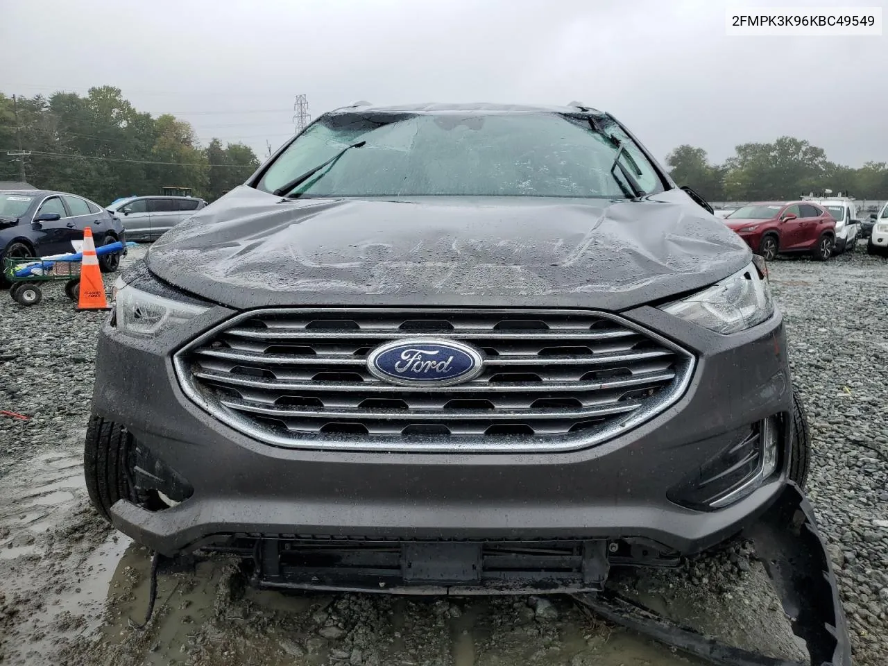 2019 Ford Edge Titanium VIN: 2FMPK3K96KBC49549 Lot: 71705074