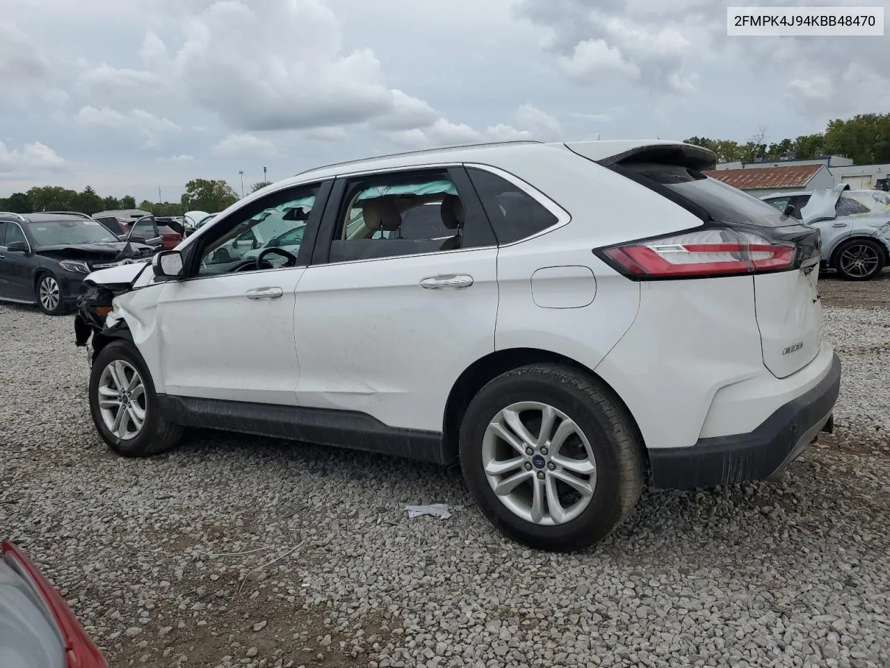 2019 Ford Edge Sel VIN: 2FMPK4J94KBB48470 Lot: 71872164