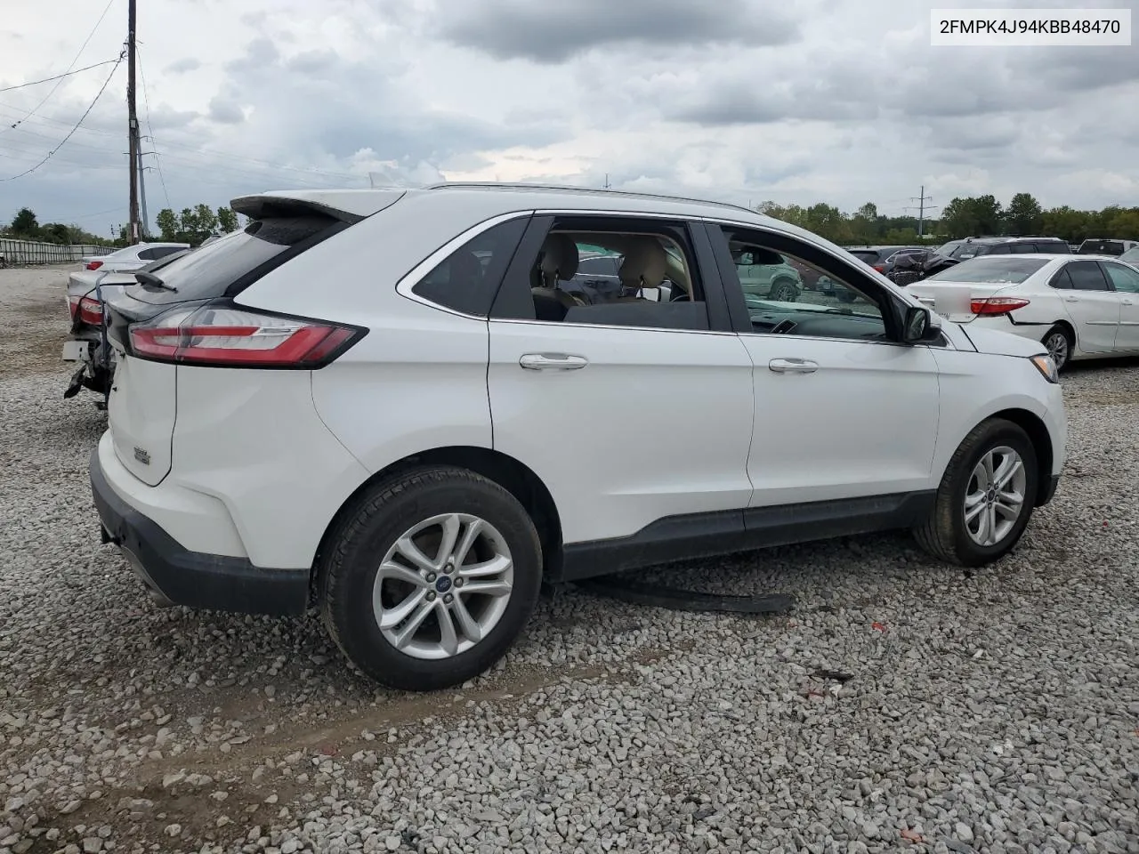 2019 Ford Edge Sel VIN: 2FMPK4J94KBB48470 Lot: 71872164