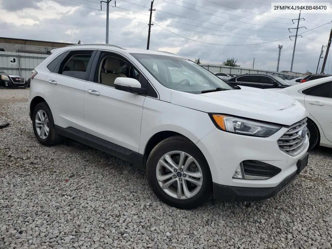 2019 Ford Edge Sel VIN: 2FMPK4J94KBB48470 Lot: 71872164