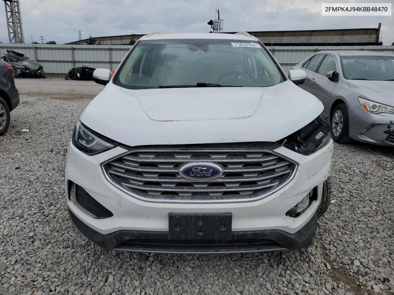 2019 Ford Edge Sel VIN: 2FMPK4J94KBB48470 Lot: 71872164