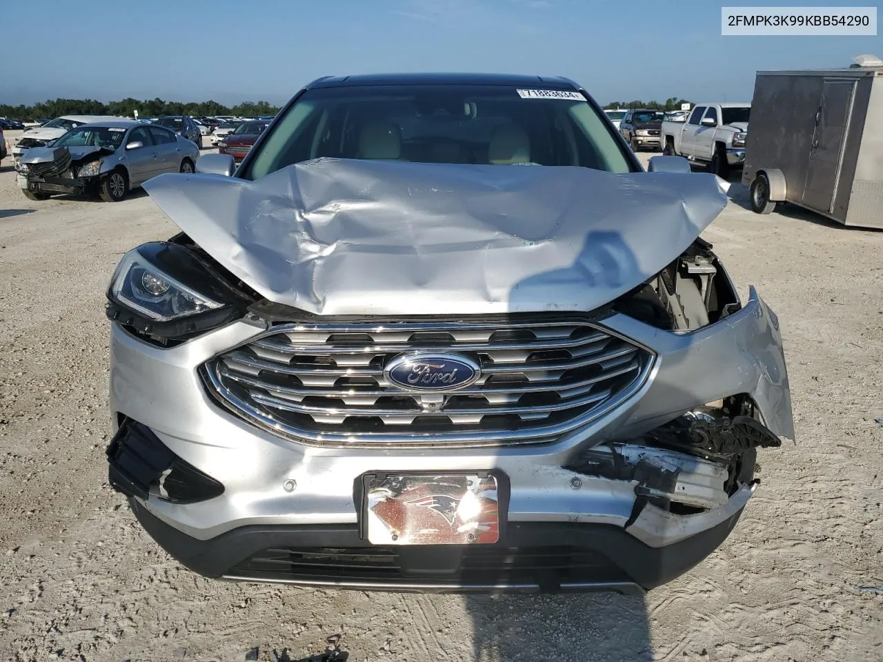 2FMPK3K99KBB54290 2019 Ford Edge Titanium