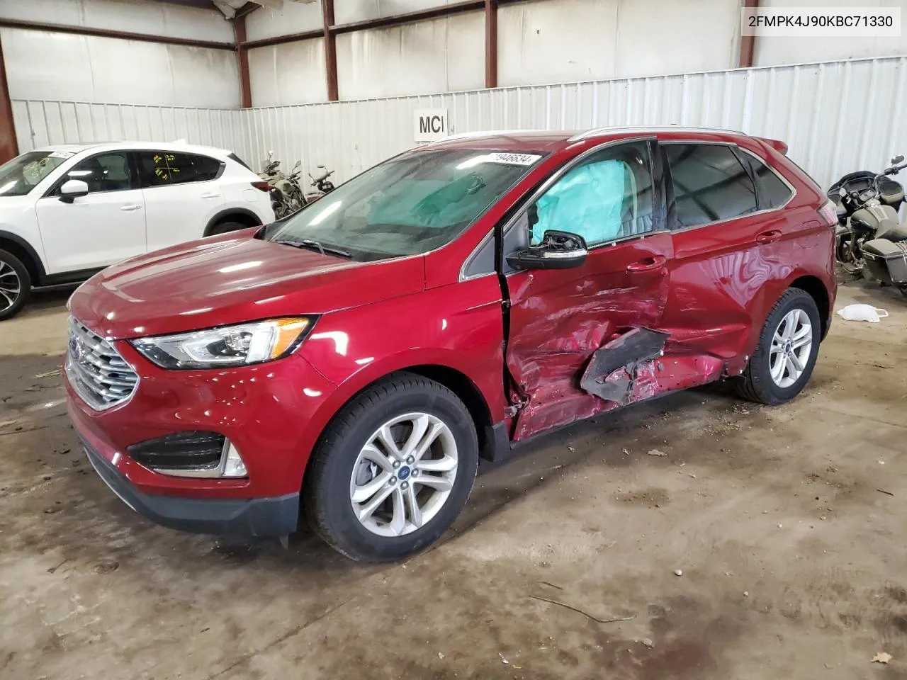 2019 Ford Edge Sel VIN: 2FMPK4J90KBC71330 Lot: 71946634