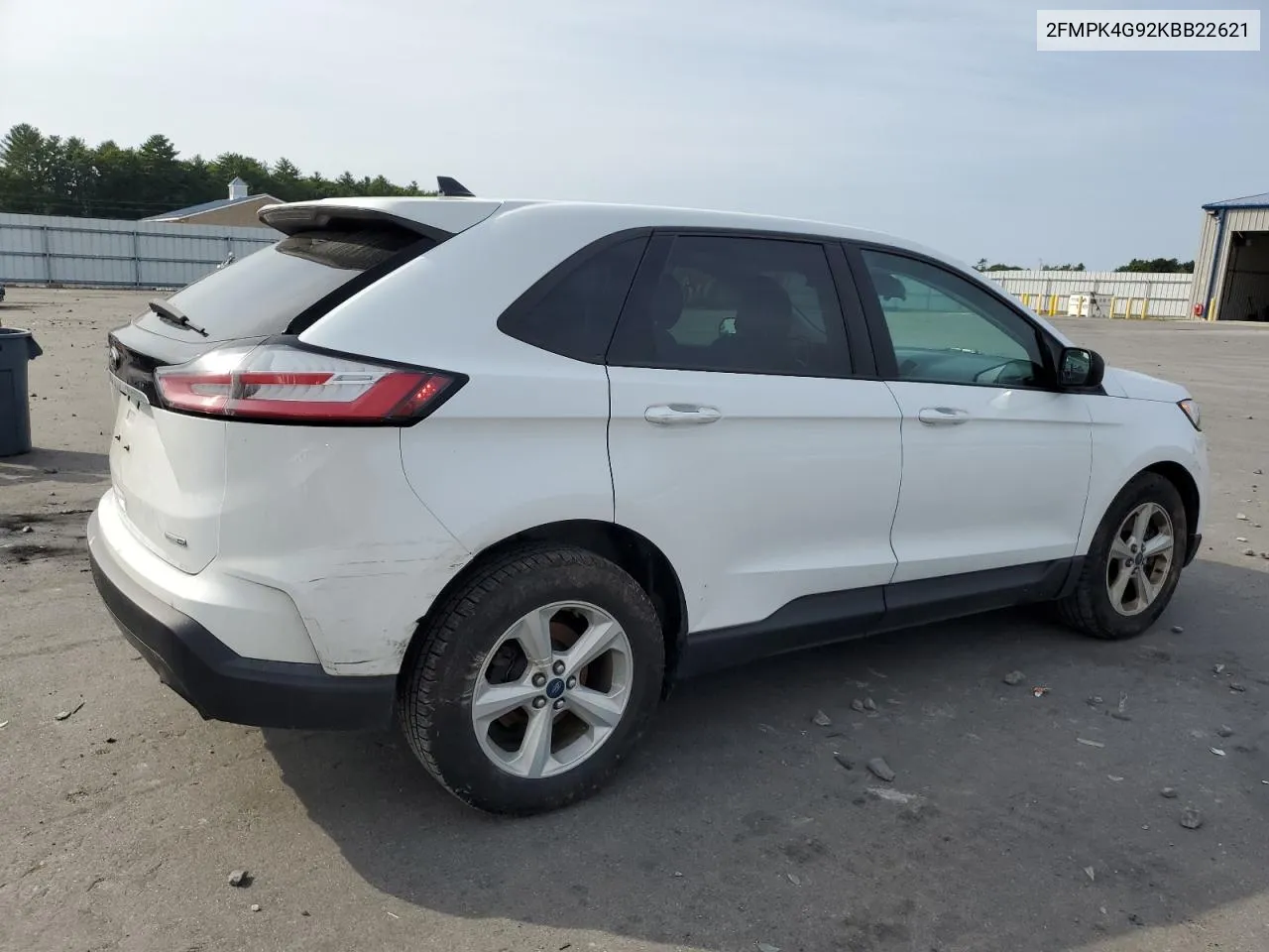 2019 Ford Edge Se VIN: 2FMPK4G92KBB22621 Lot: 72048604