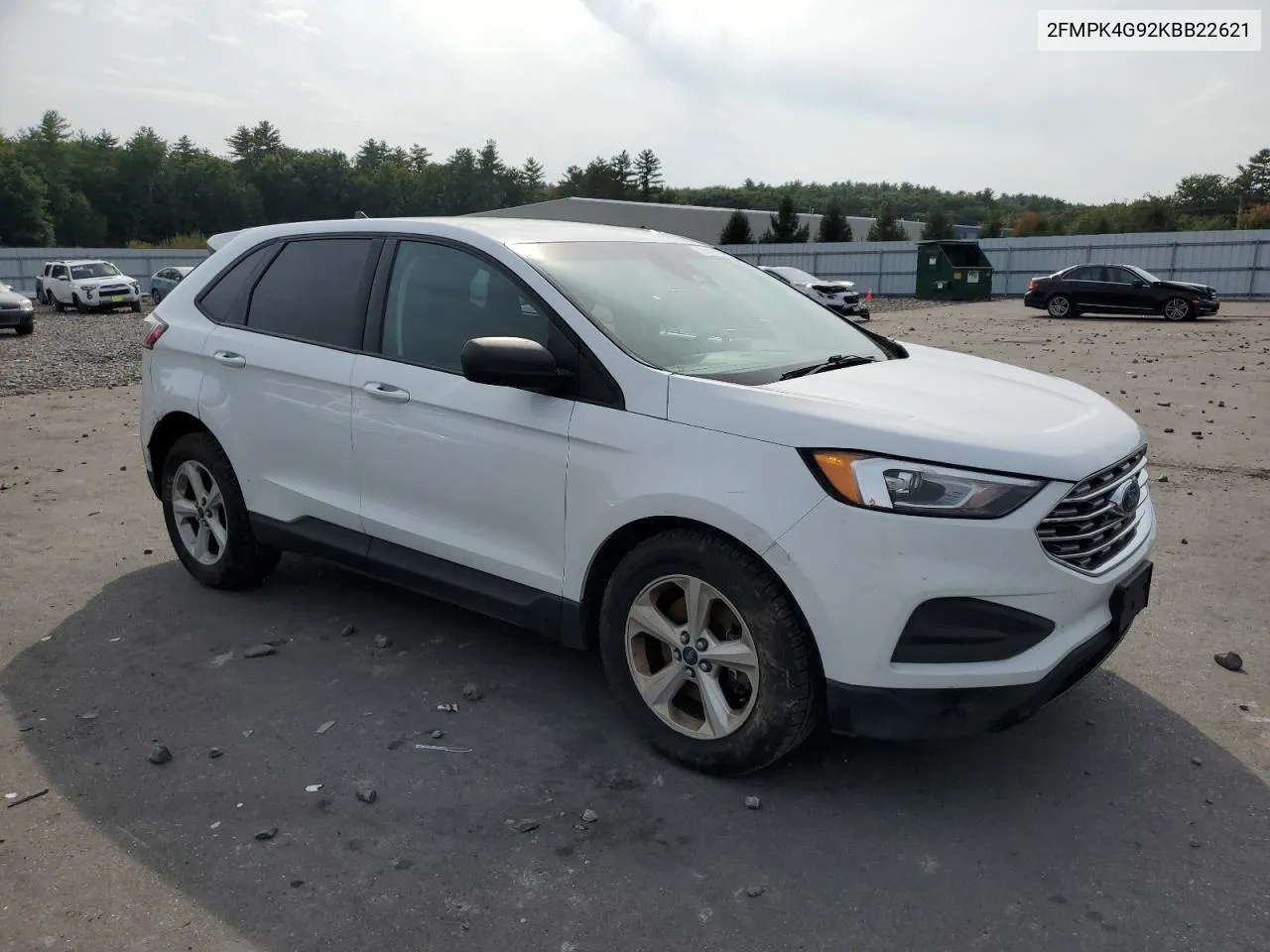 2019 Ford Edge Se VIN: 2FMPK4G92KBB22621 Lot: 72048604