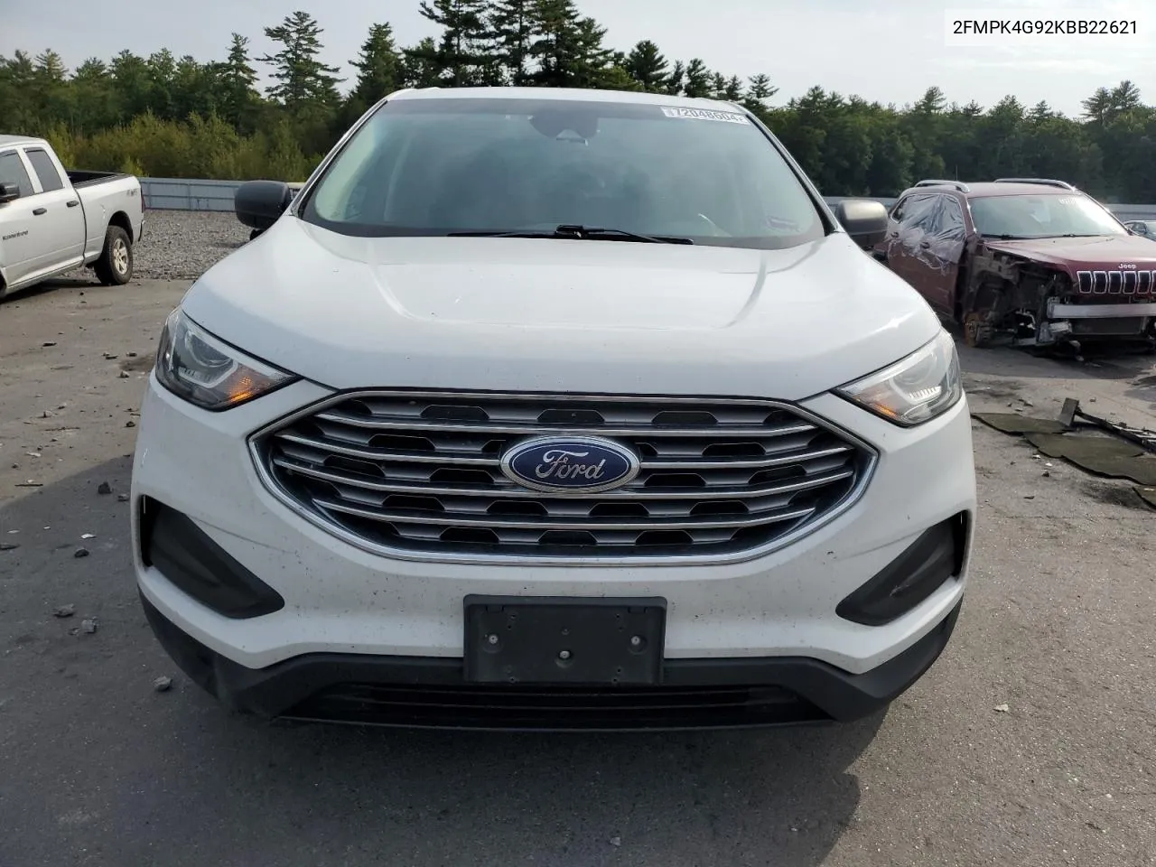 2019 Ford Edge Se VIN: 2FMPK4G92KBB22621 Lot: 72048604