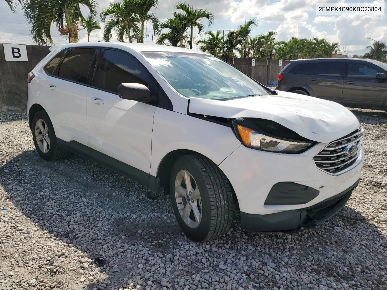 2019 Ford Edge Se VIN: 2FMPK4G90KBC23804 Lot: 72133074