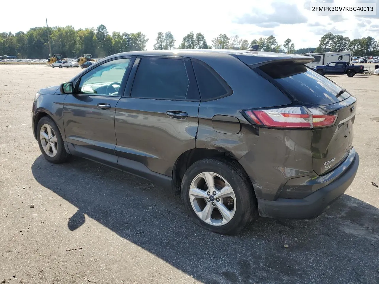 2019 Ford Edge Se VIN: 2FMPK3G97KBC40013 Lot: 72320574