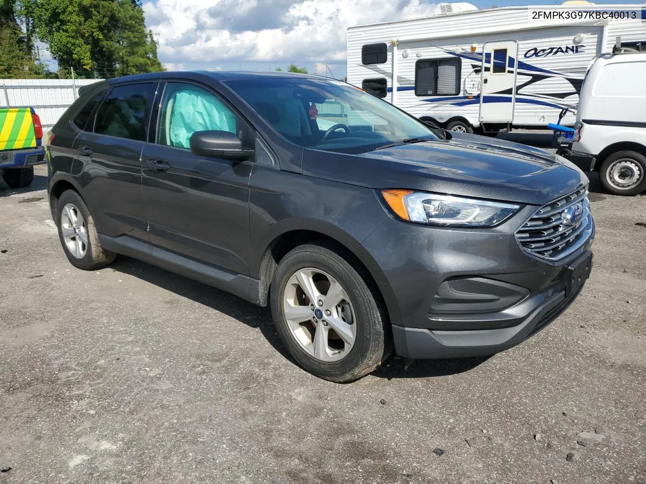 2019 Ford Edge Se VIN: 2FMPK3G97KBC40013 Lot: 72320574