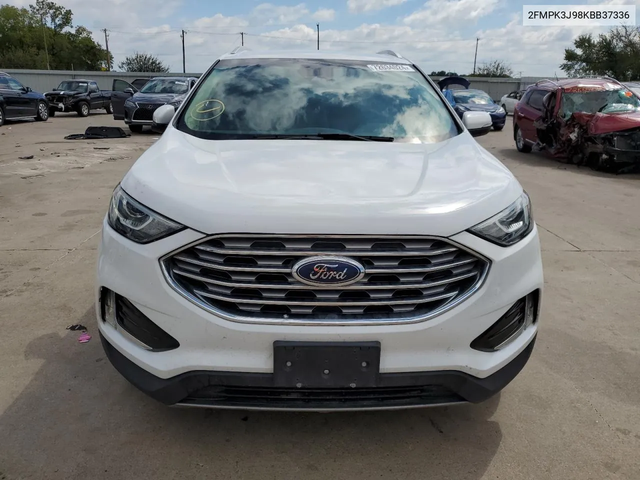 2019 Ford Edge Sel VIN: 2FMPK3J98KBB37336 Lot: 72634024