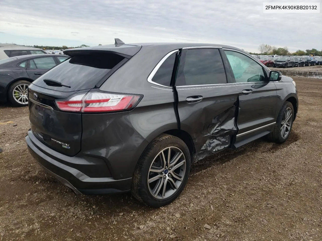 2019 Ford Edge Titanium VIN: 2FMPK4K90KBB20132 Lot: 72644474