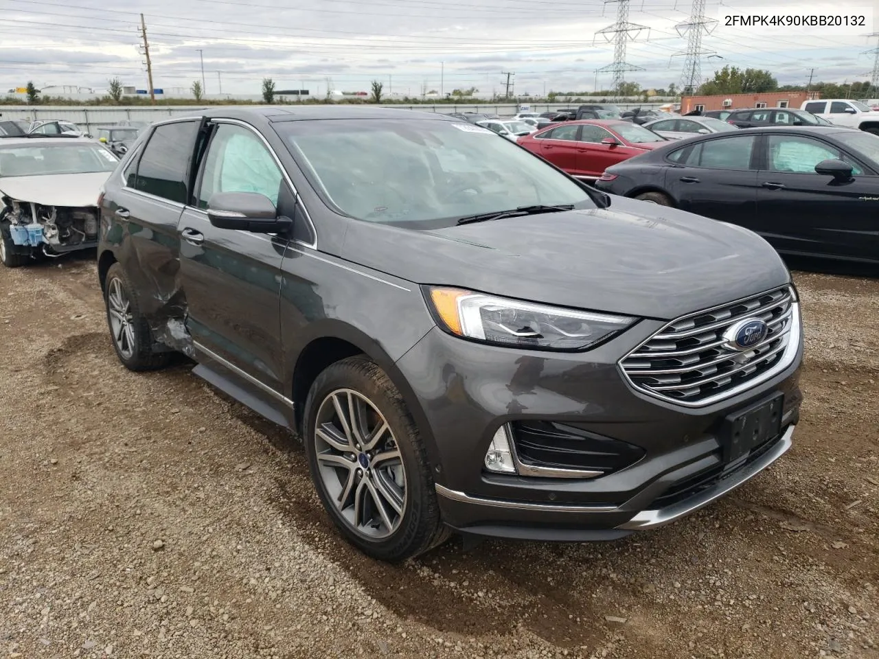 2019 Ford Edge Titanium VIN: 2FMPK4K90KBB20132 Lot: 72644474