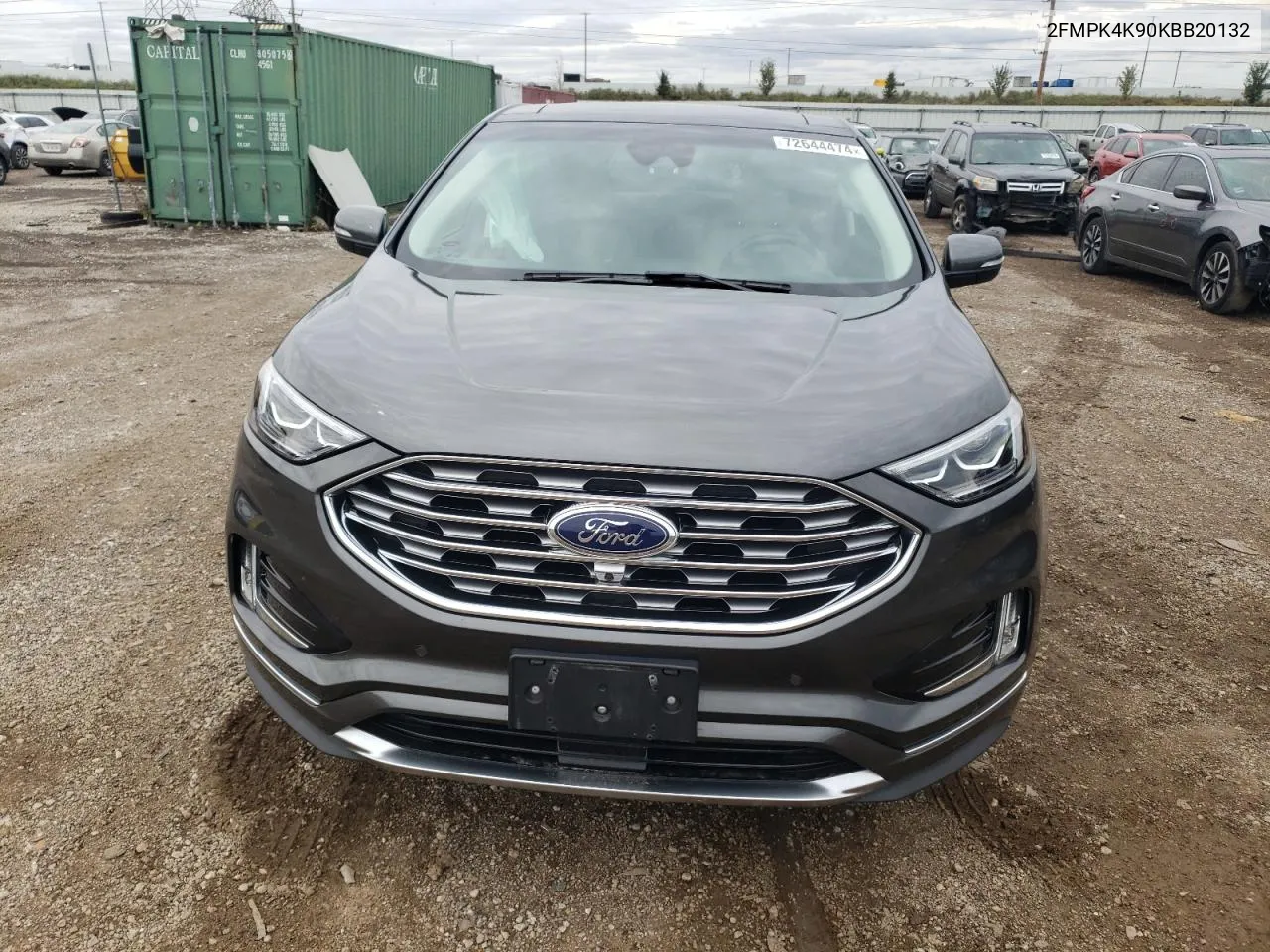 2019 Ford Edge Titanium VIN: 2FMPK4K90KBB20132 Lot: 72644474