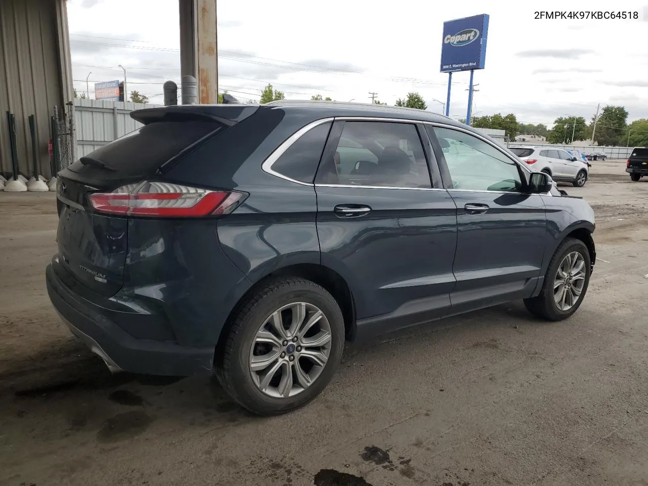 2019 Ford Edge Titanium VIN: 2FMPK4K97KBC64518 Lot: 72684924