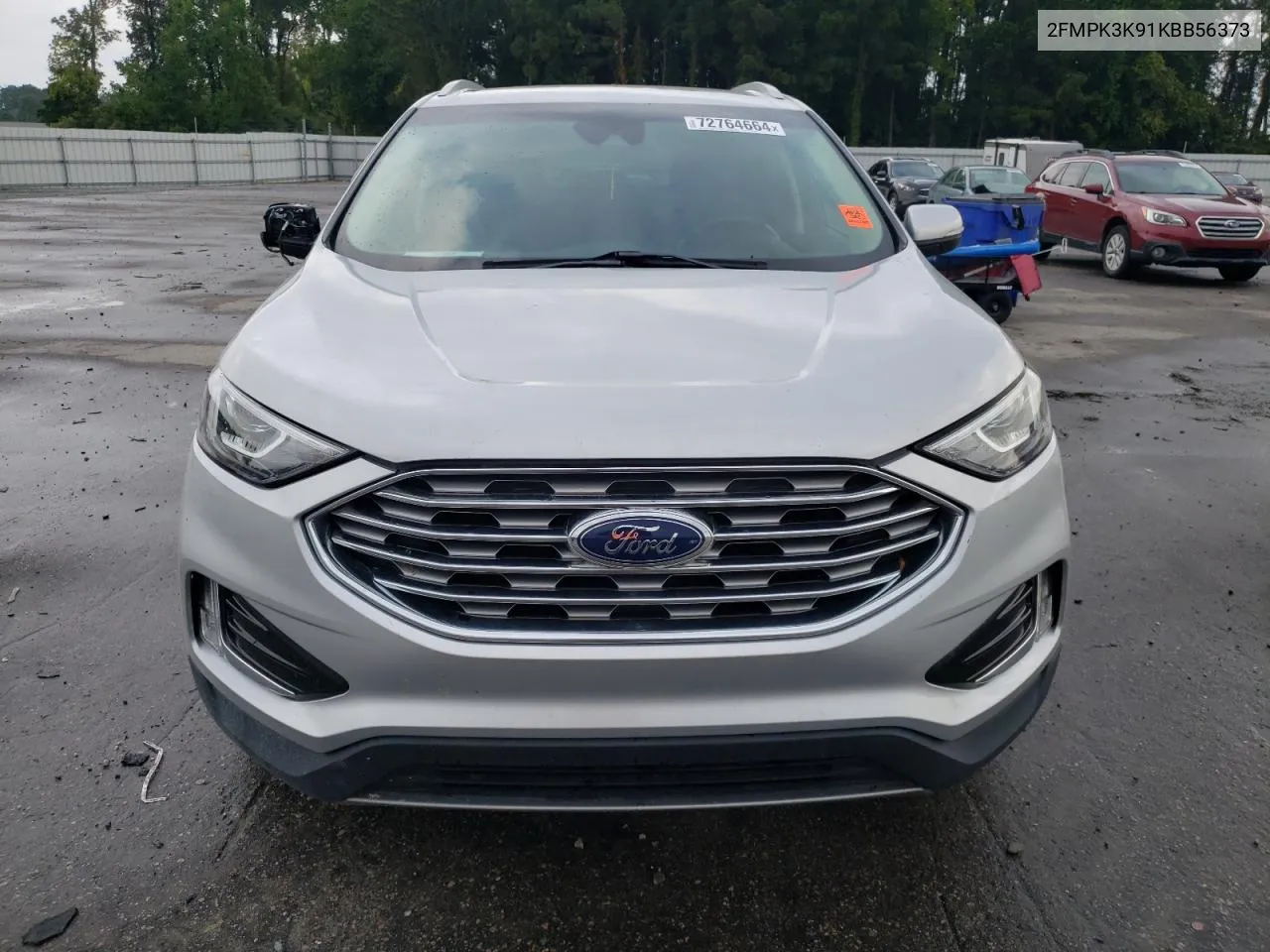 2019 Ford Edge Titanium VIN: 2FMPK3K91KBB56373 Lot: 72764664