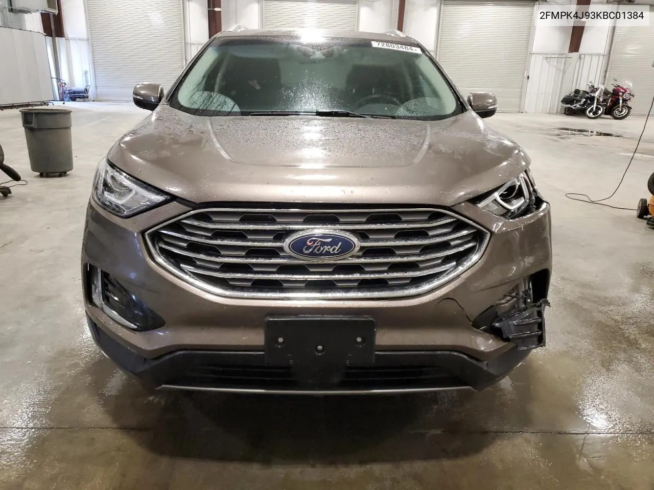 2019 Ford Edge Sel VIN: 2FMPK4J93KBC01384 Lot: 72803484