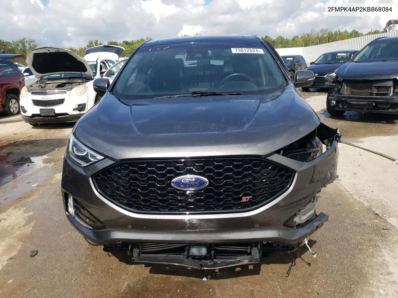 2019 Ford Edge St VIN: 2FMPK4AP2KBB68084 Lot: 73012624