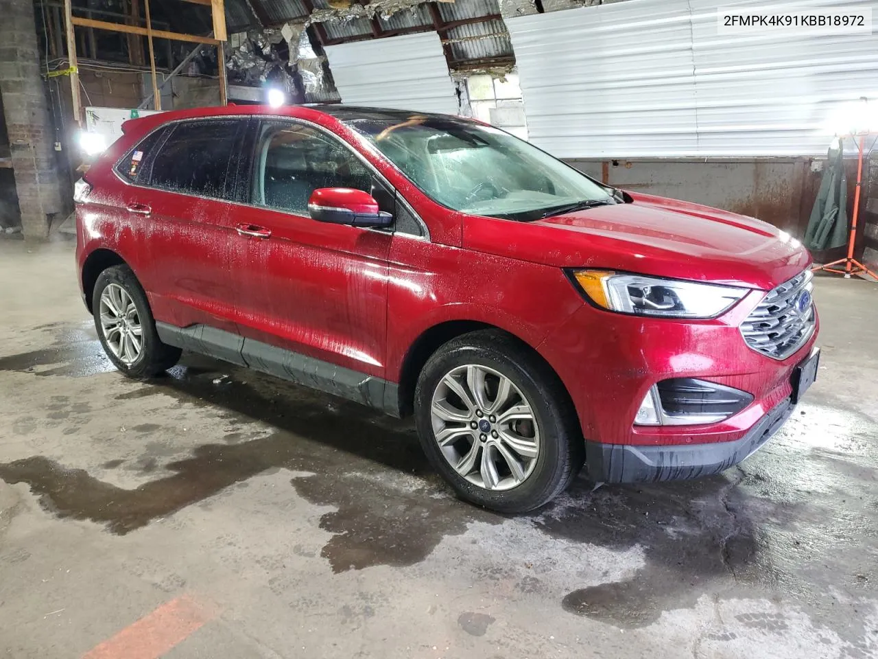 2019 Ford Edge Titanium VIN: 2FMPK4K91KBB18972 Lot: 73119524