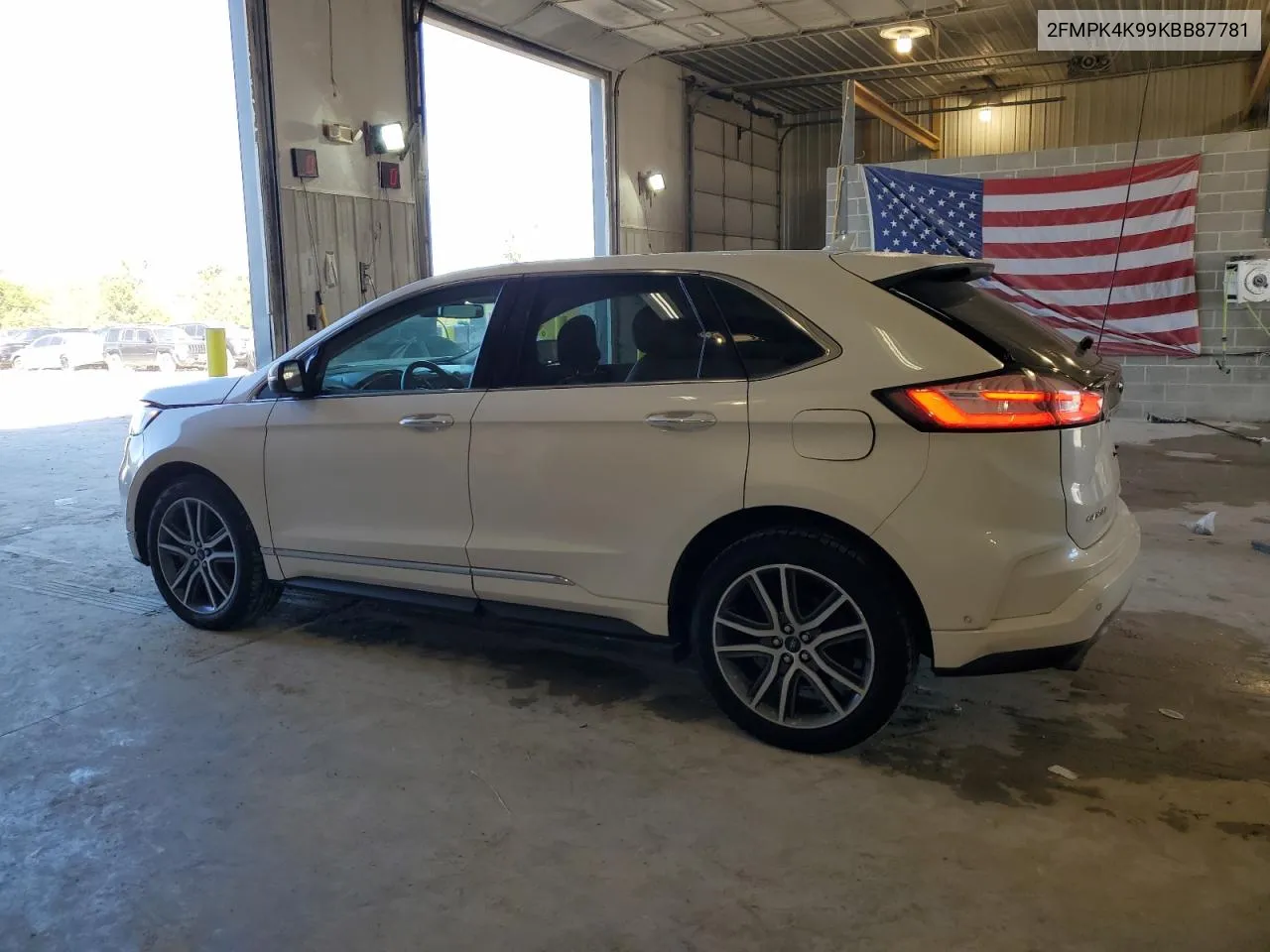 2019 Ford Edge Titanium VIN: 2FMPK4K99KBB87781 Lot: 73137174