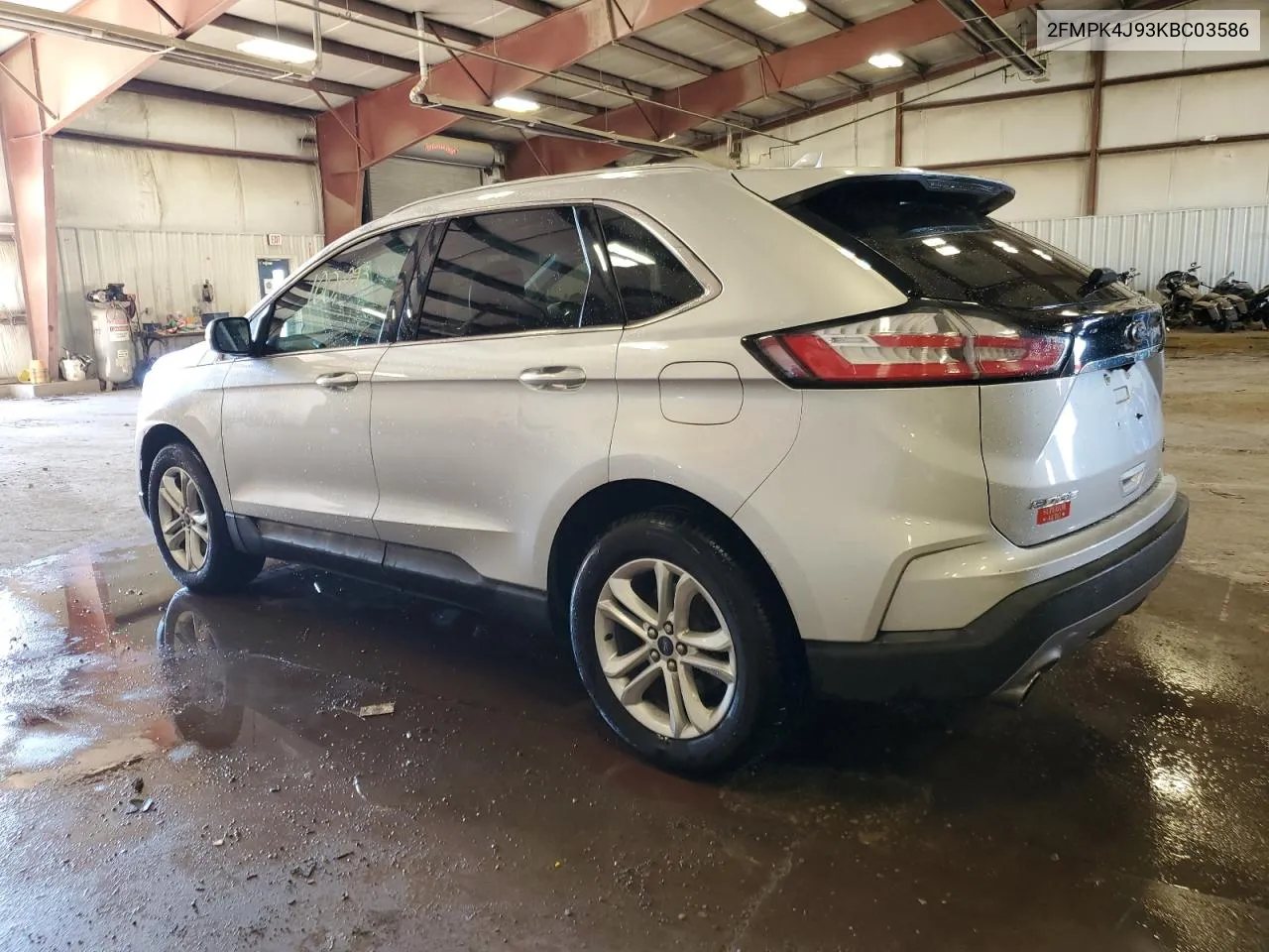 2019 Ford Edge Sel VIN: 2FMPK4J93KBC03586 Lot: 73216574