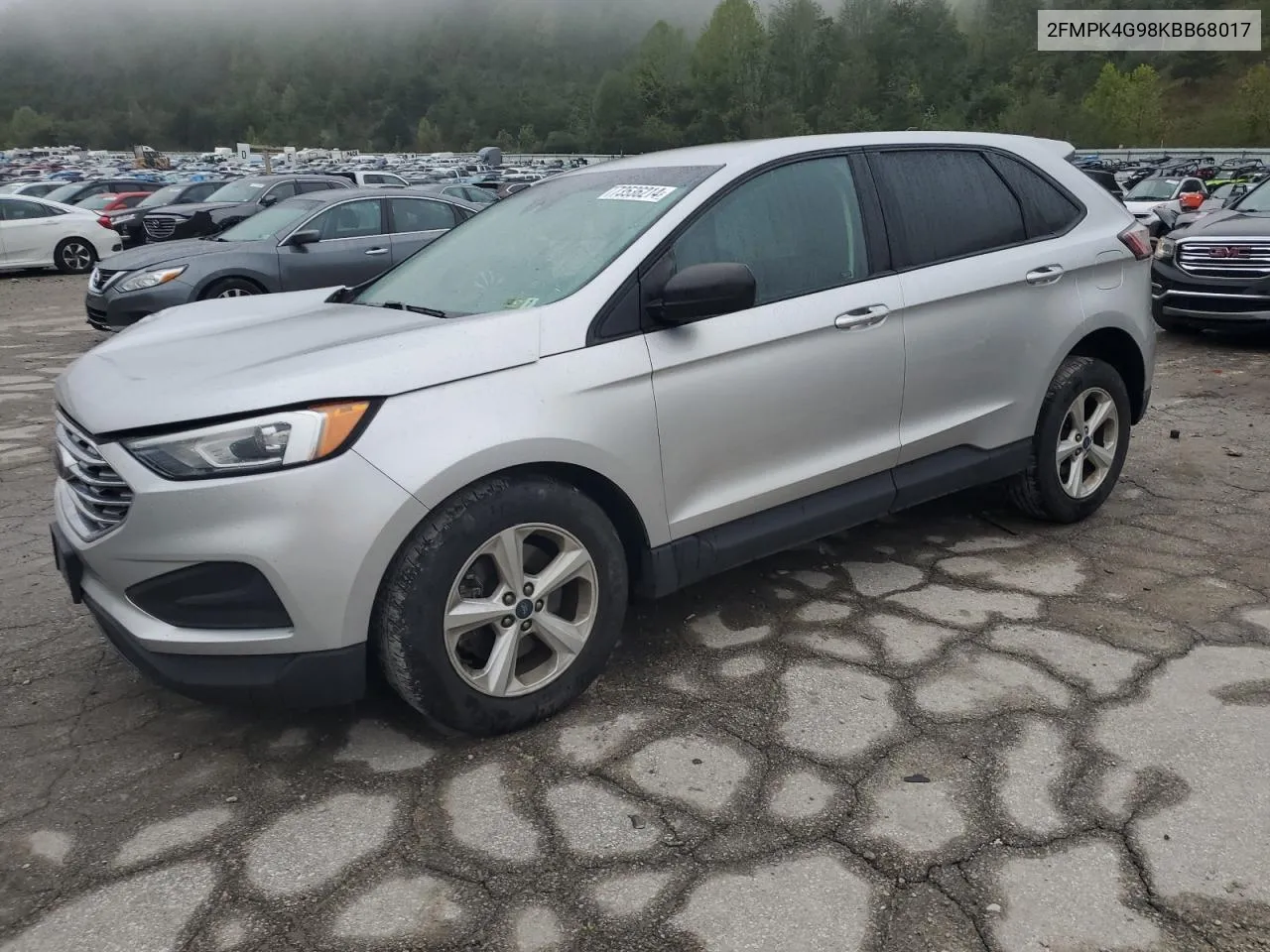 2019 Ford Edge Se VIN: 2FMPK4G98KBB68017 Lot: 73536214