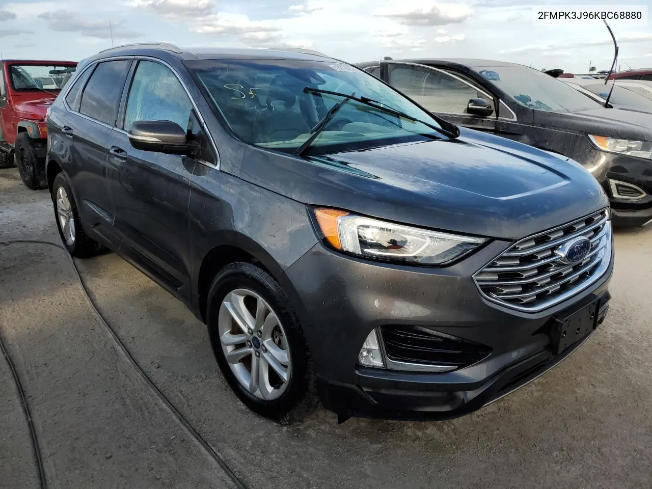 2019 Ford Edge Sel VIN: 2FMPK3J96KBC68880 Lot: 73667394