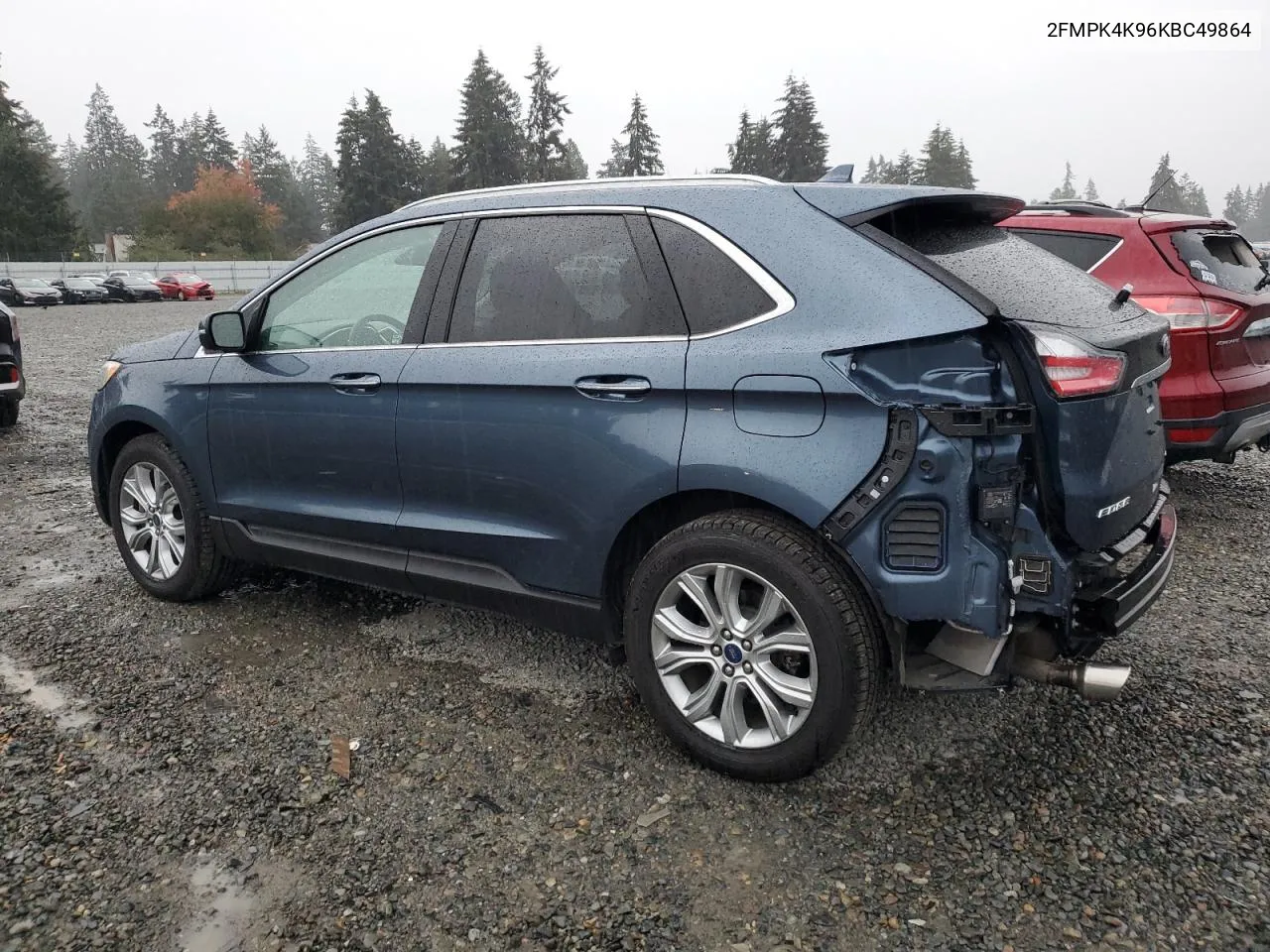 2019 Ford Edge Titanium VIN: 2FMPK4K96KBC49864 Lot: 73807624