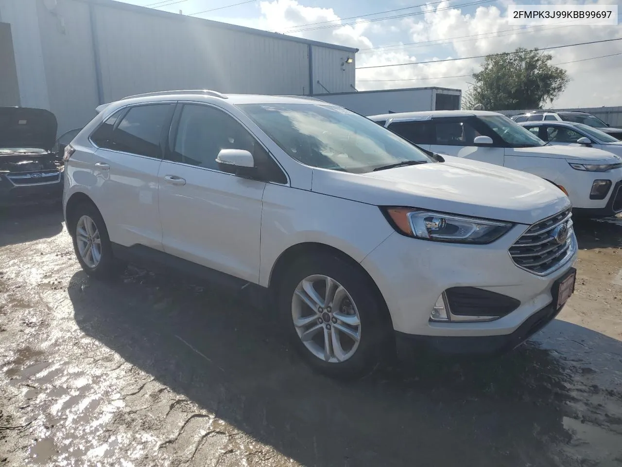 2019 Ford Edge Sel VIN: 2FMPK3J99KBB99697 Lot: 73824374