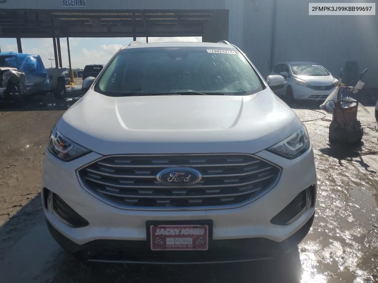 2019 Ford Edge Sel VIN: 2FMPK3J99KBB99697 Lot: 73824374