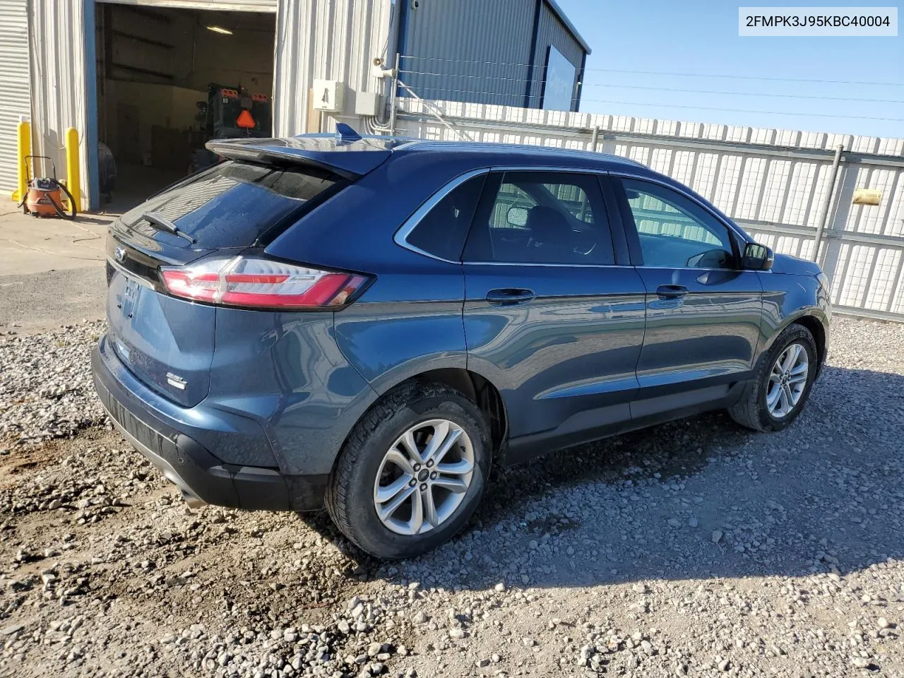 2019 Ford Edge Sel VIN: 2FMPK3J95KBC40004 Lot: 73984064