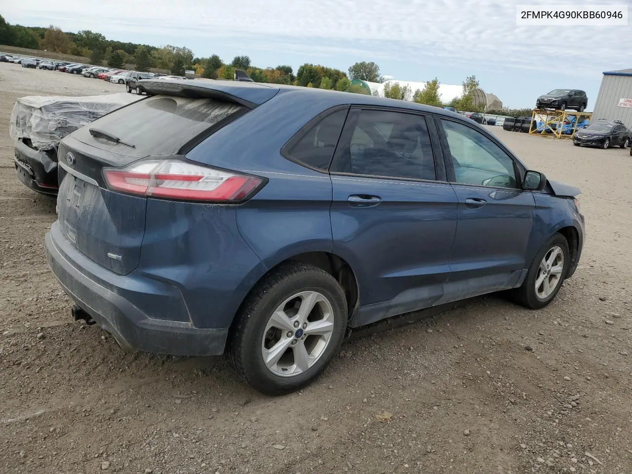 2019 Ford Edge Se VIN: 2FMPK4G90KBB60946 Lot: 74190514