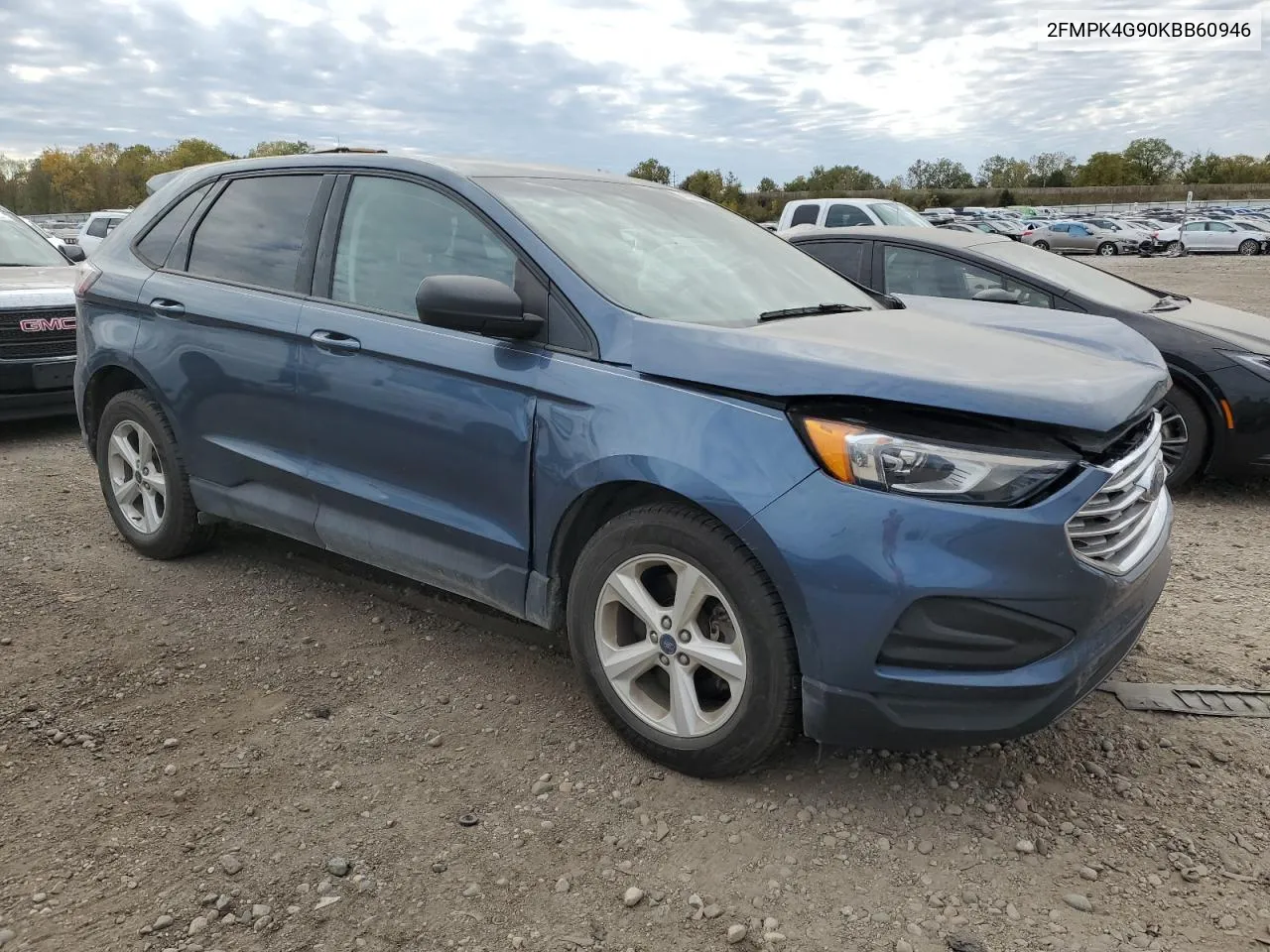 2019 Ford Edge Se VIN: 2FMPK4G90KBB60946 Lot: 74190514