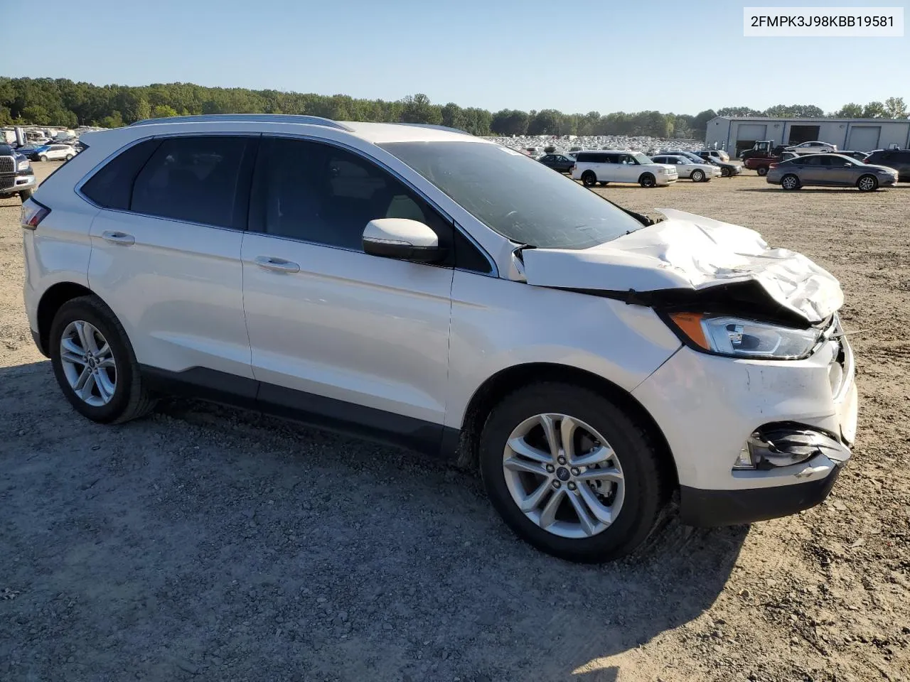 2019 Ford Edge Sel VIN: 2FMPK3J98KBB19581 Lot: 74203874