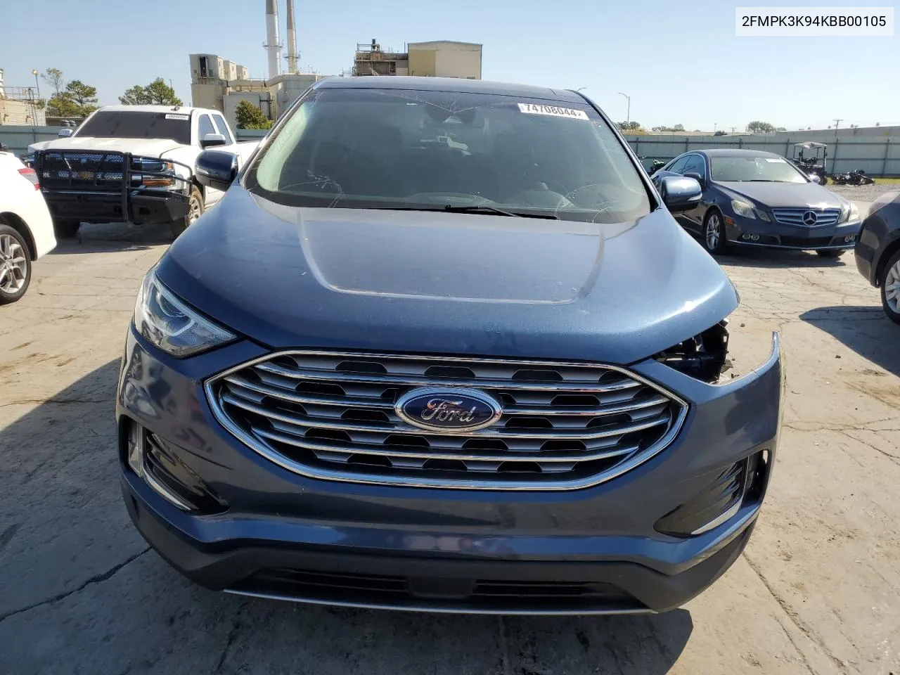 2019 Ford Edge Titanium VIN: 2FMPK3K94KBB00105 Lot: 74708044