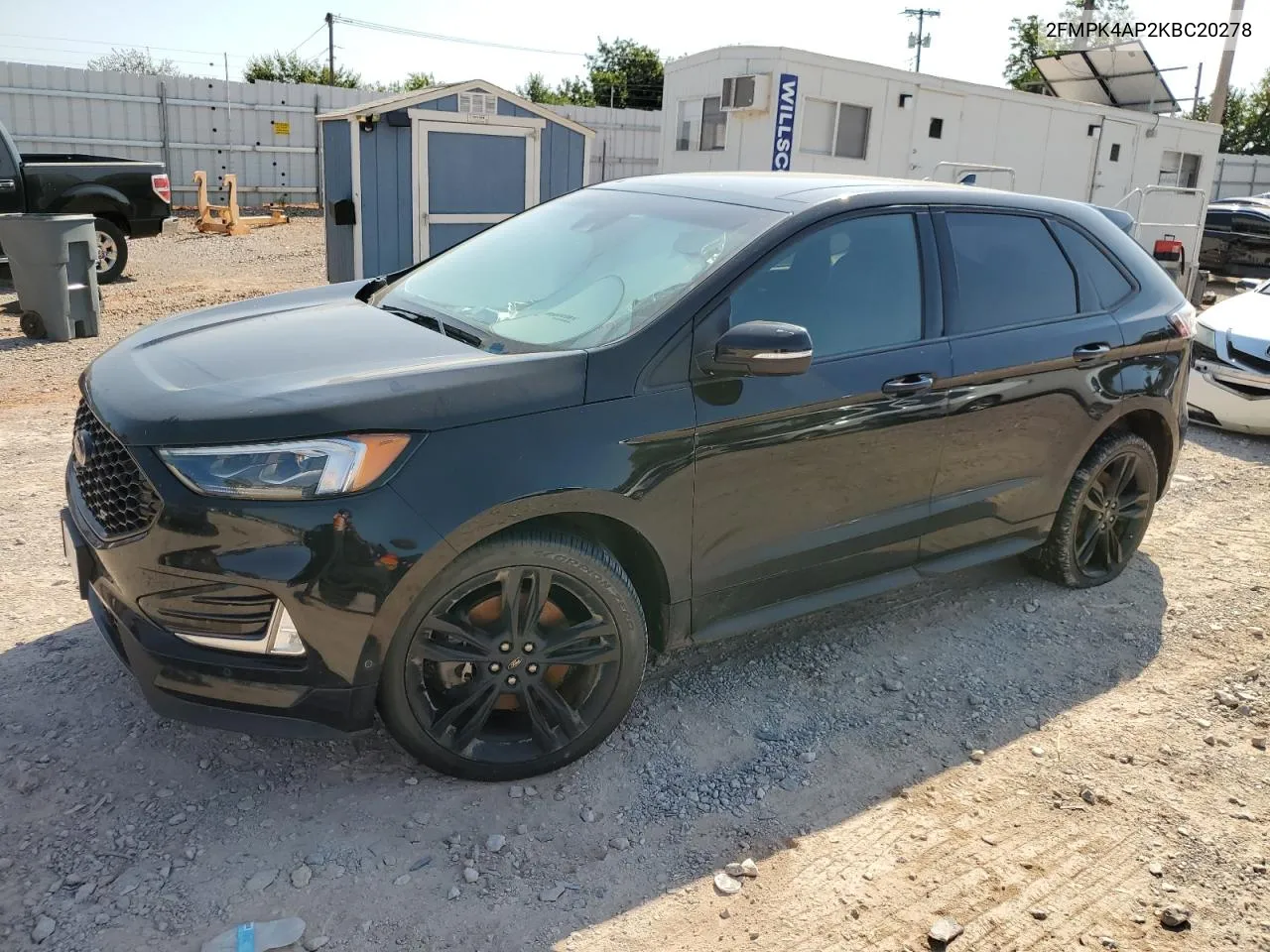 2019 Ford Edge St VIN: 2FMPK4AP2KBC20278 Lot: 74788004