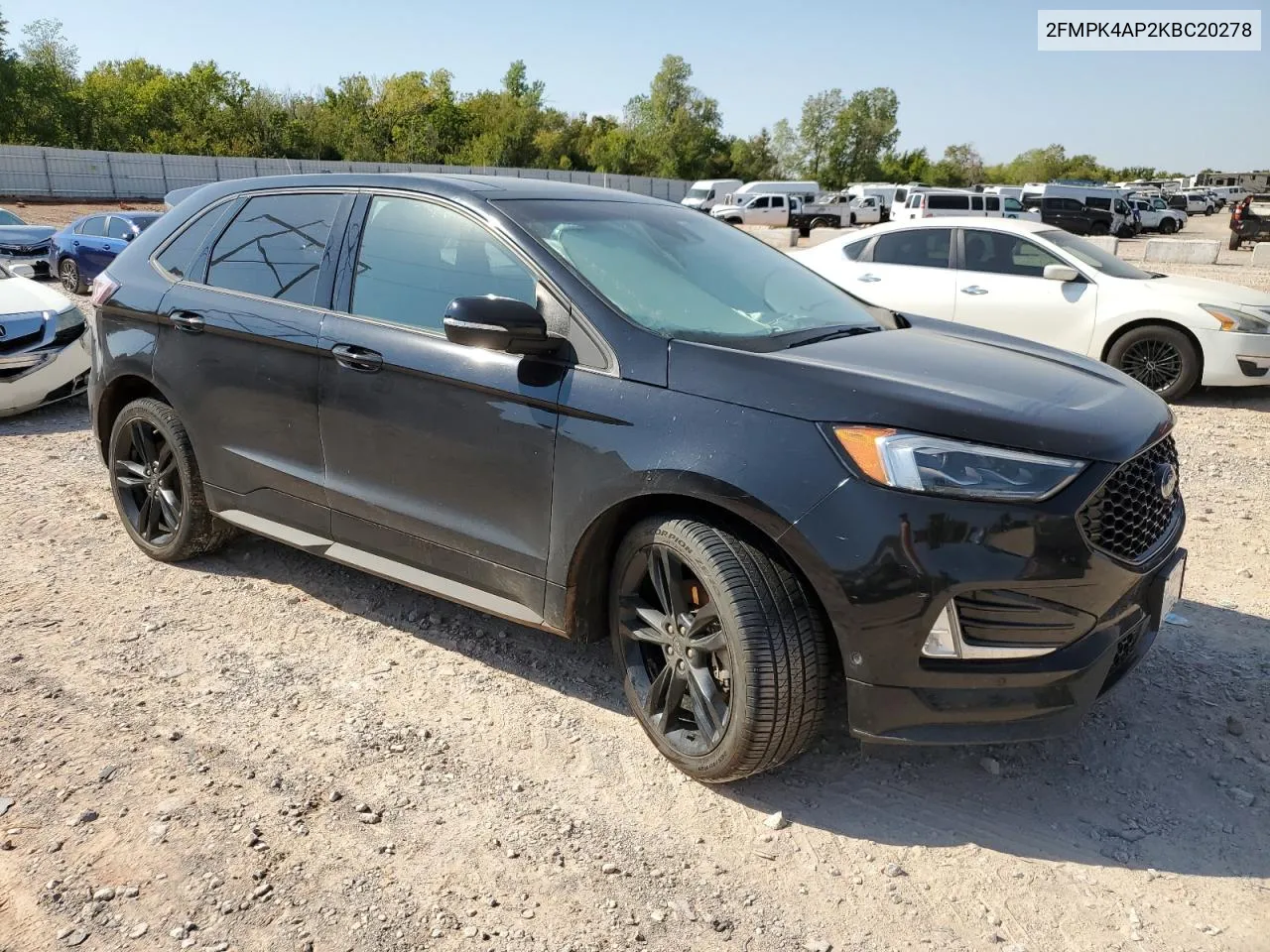 2019 Ford Edge St VIN: 2FMPK4AP2KBC20278 Lot: 74788004