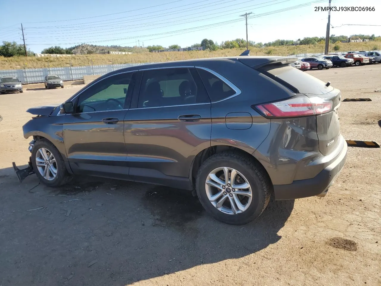 2019 Ford Edge Sel VIN: 2FMPK3J93KBC06966 Lot: 74967804