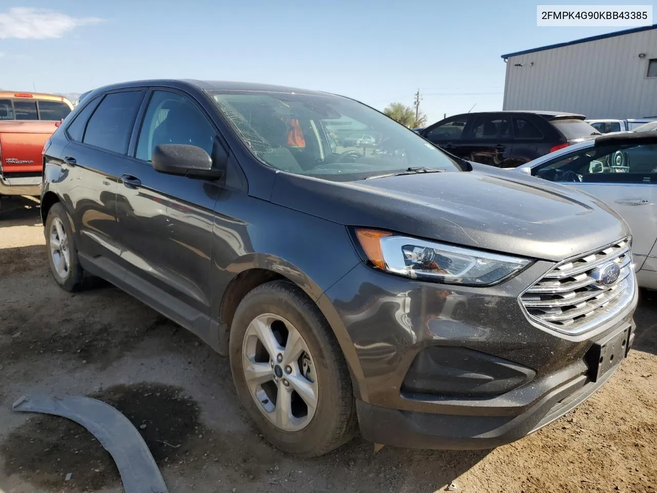 2019 Ford Edge Se VIN: 2FMPK4G90KBB43385 Lot: 75090194