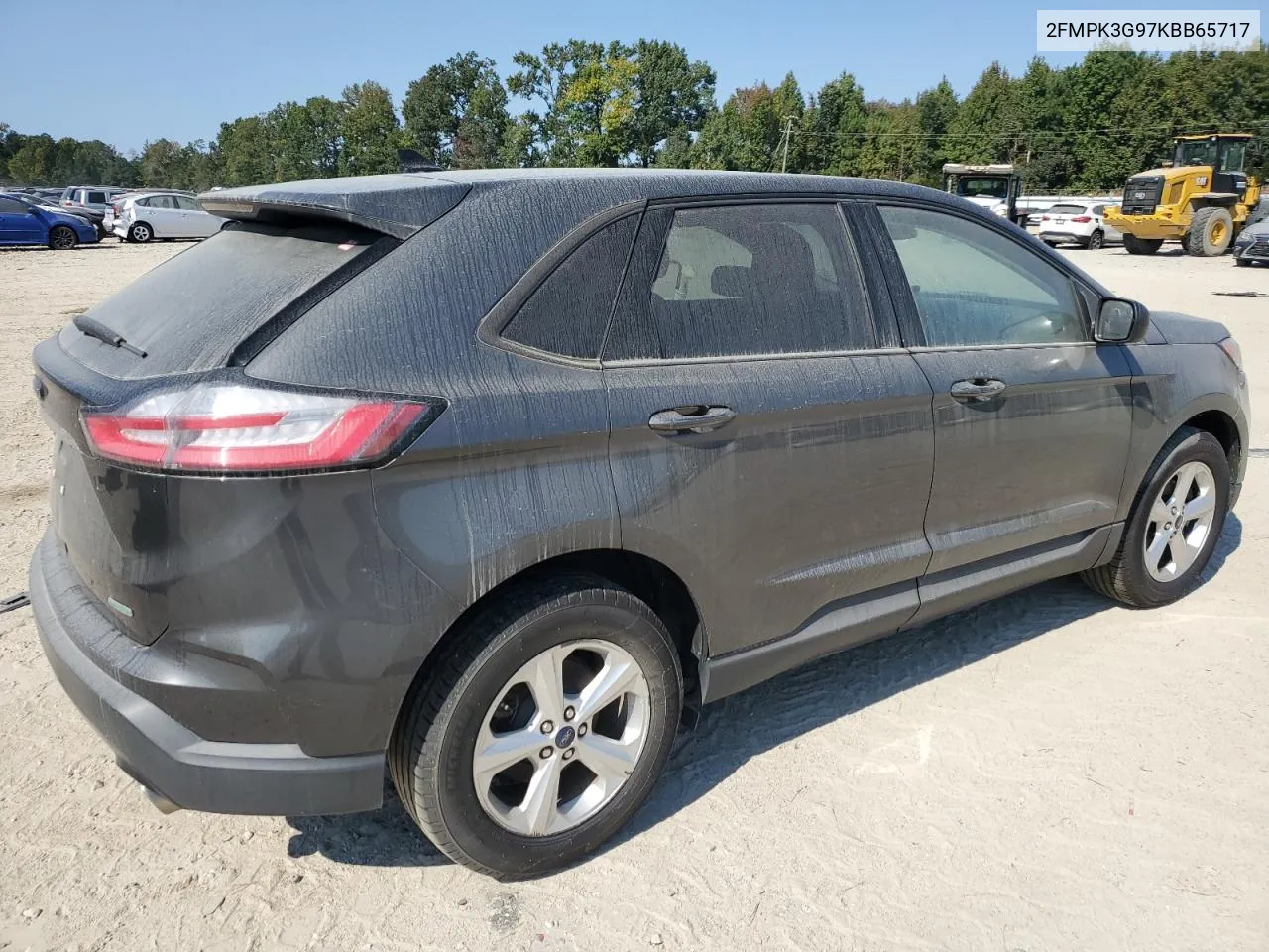 2019 Ford Edge Se VIN: 2FMPK3G97KBB65717 Lot: 75211274