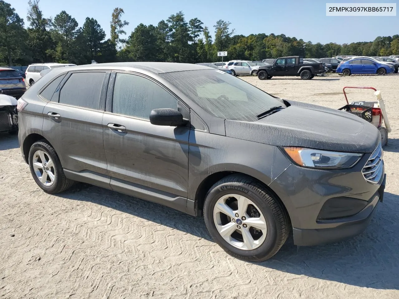 2019 Ford Edge Se VIN: 2FMPK3G97KBB65717 Lot: 75211274