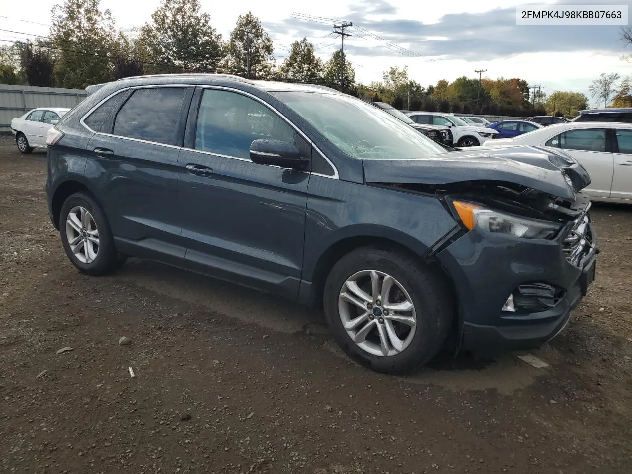 2019 Ford Edge Sel VIN: 2FMPK4J98KBB07663 Lot: 75261604