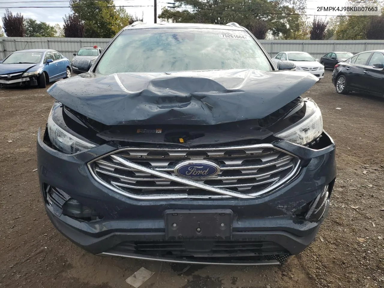 2FMPK4J98KBB07663 2019 Ford Edge Sel